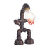 Lampa industrialna z Rur SteamPunk Designerska na biurko szafkę nocną retro Ozdobna