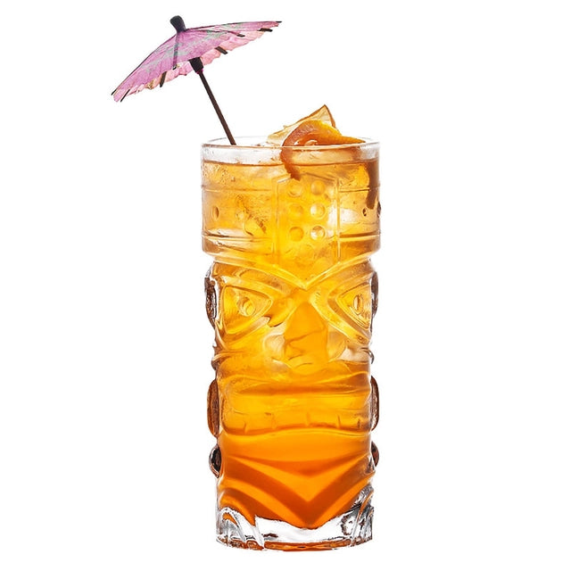 Zestaw szklanek TIKI Barowe Szklanki do drinków Napojów Hawajskich 6 Sztuk