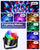 Kula Dyskotekowa Światła kolorofon 2x Obrotowa LED z pilotem USB RGB Rytm Muzyki