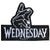 Wednesday Serial Addams Logo Haftowana Naszywka Aplikacja Termo - 005
