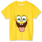 Spongebob - Koszulka / T-Shirt Dziecięcy 100% Bawełna - Żółty