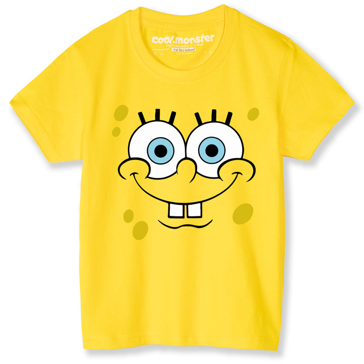 Spongebob - Koszulka / T-Shirt Dziecięcy 100% Bawełna - Żółty C013B