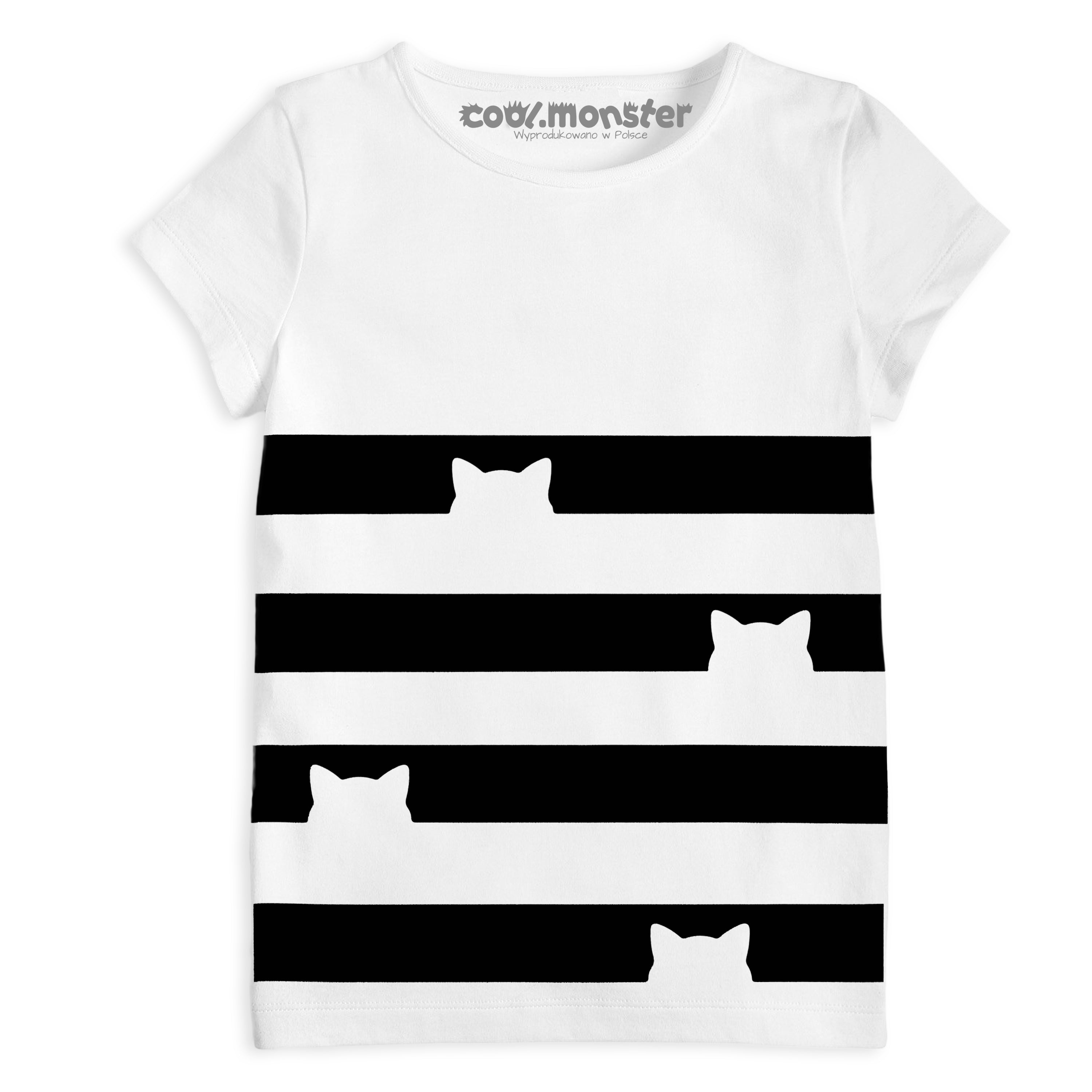 Koci domek Gabi Koszulka, T-Shirt Dziewczęcy - Biała