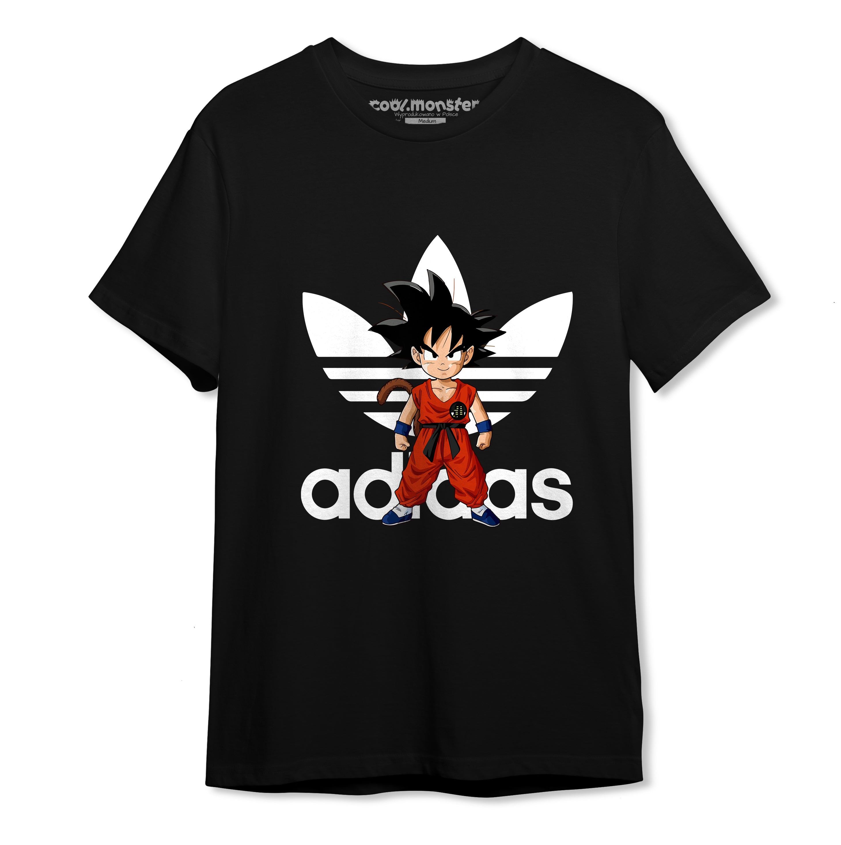 Dragon Ball Parodia Logo Songoku Koszulka Męska T-Shirt Czarny - S-3XL C041
