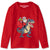 T-Rex & Mikołaj Świąteczna Koszulka z długim rękawem dziecięca Bawełniana- Unisex - CHR002