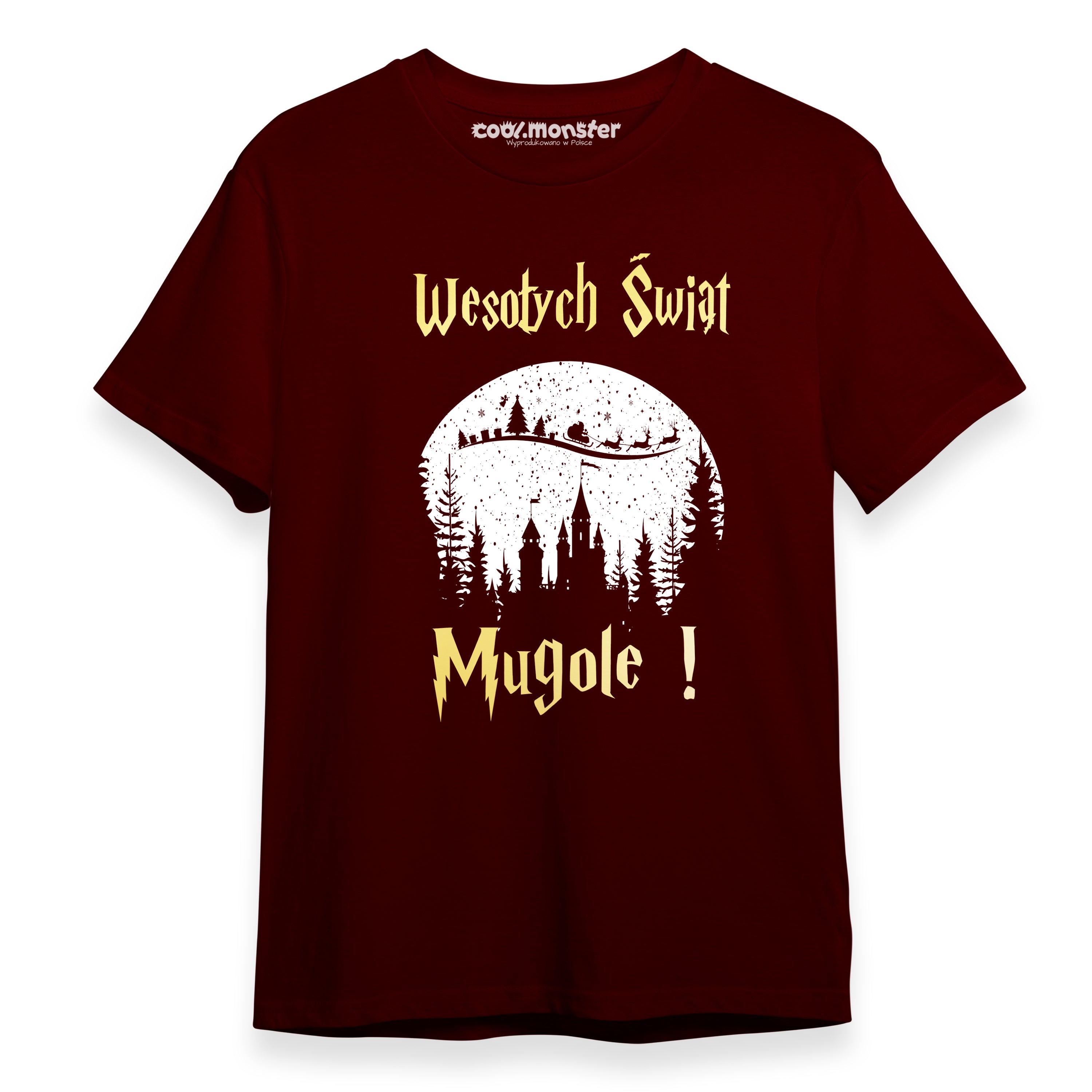 Świąteczna Koszulka Dziecięca, Męska, Damska T-Shirt - Harry Potter - Wesołych Świąt Mugole - CHR019 Główne zdjęcie produktu