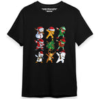 Koszulka świąteczna Dabbing Mikołaj i ekipa - Dla Dzieci i Dorosłych CHR021