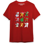 Koszulka świąteczna Dabbing Mikołaj i ekipa - Dla Dzieci i Dorosłych CHR021