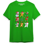 Koszulka świąteczna Dabbing Mikołaj i ekipa - Dla Dzieci i Dorosłych CHR021