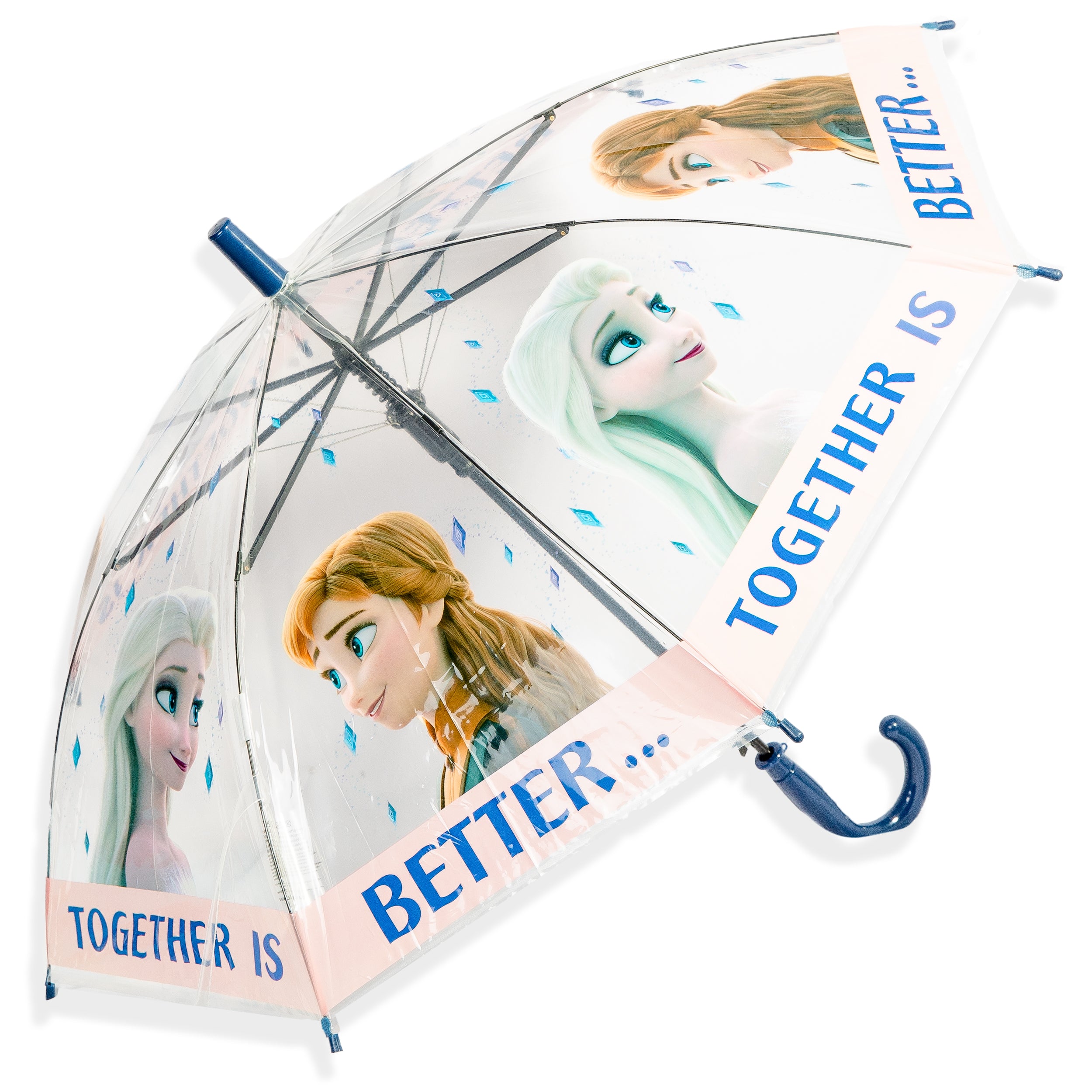 Kraina Lodu Dziecięcy parasol automatyczny 75 cm - Elsa, Anna - Przezroczysty Główne zdjęcie produktu