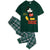 Disney Myszka Mickey Męskie piżamy Spodnie + T-Shirt M- XXL - Zielona