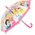 Disney Księżniczki Dziecięcy parasol automatyczny 75 cm - Przezroczysty