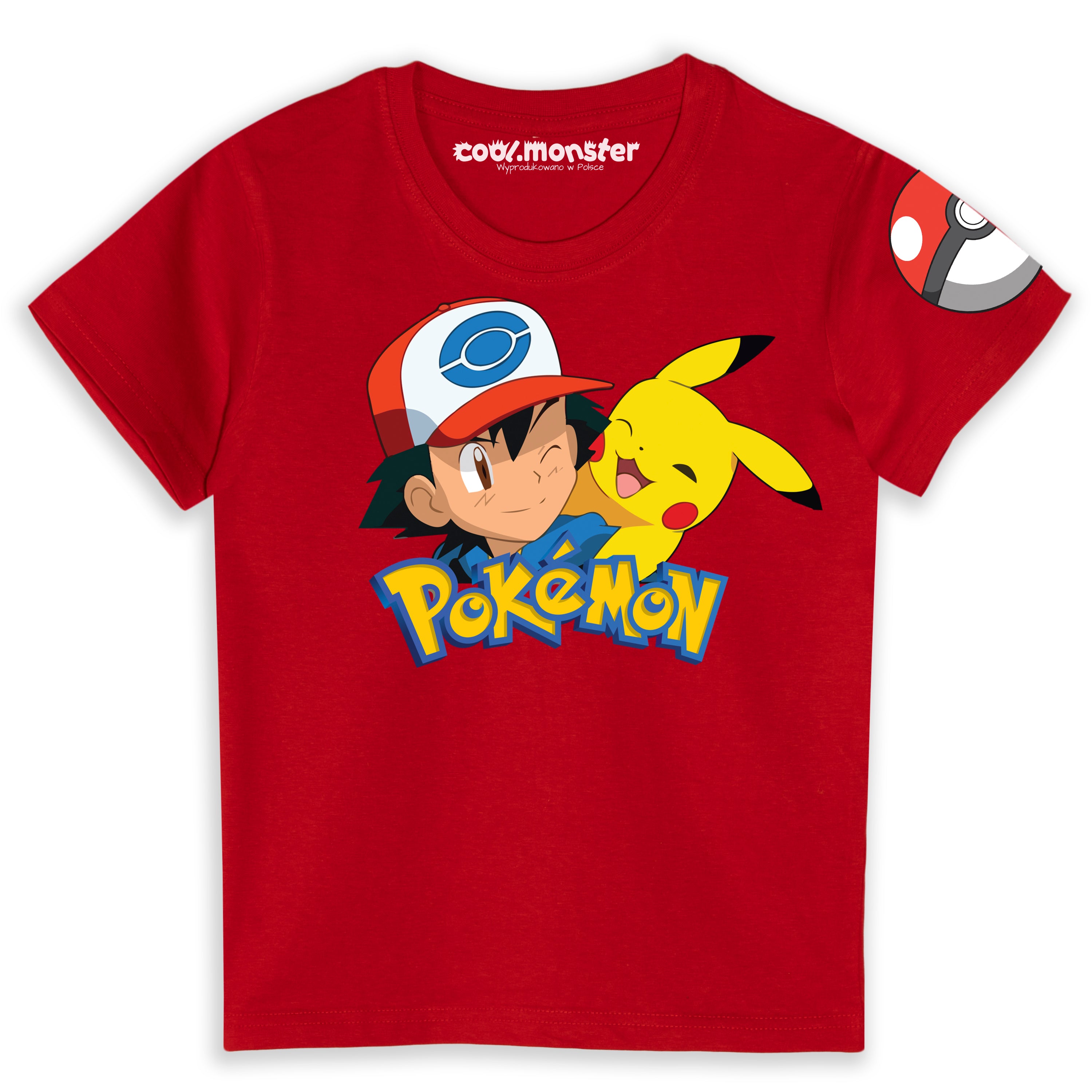 Pokemon - Pikachu - Koszulka / T-Shirt Dziecięcy - Logo - Kolory do wyboru