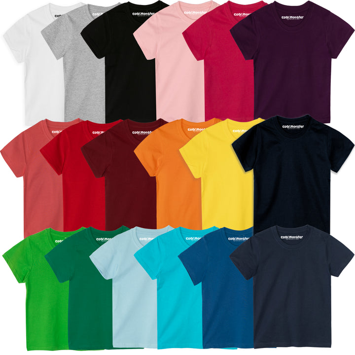 Koszulka z krótkim rękawem , T-Shirt Dziecięcy - Jakość Premium - Gruba, Miękka Bawełna