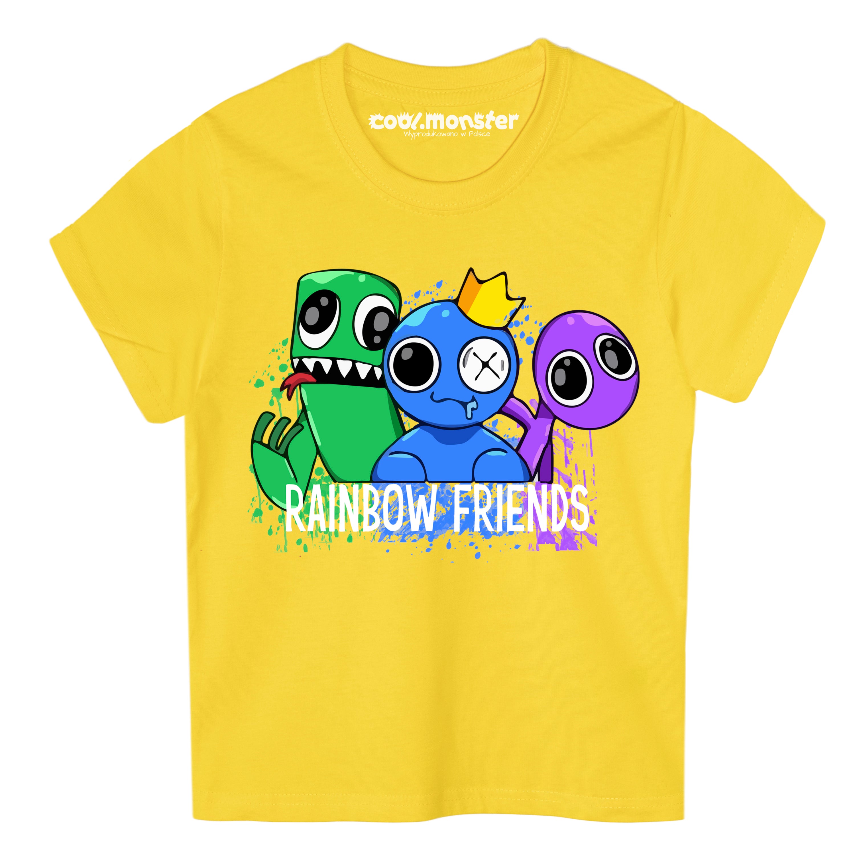Koszulka, T-Shirt z krótkim rękawem. Rainbow Friends - Różne Kolory RAI01