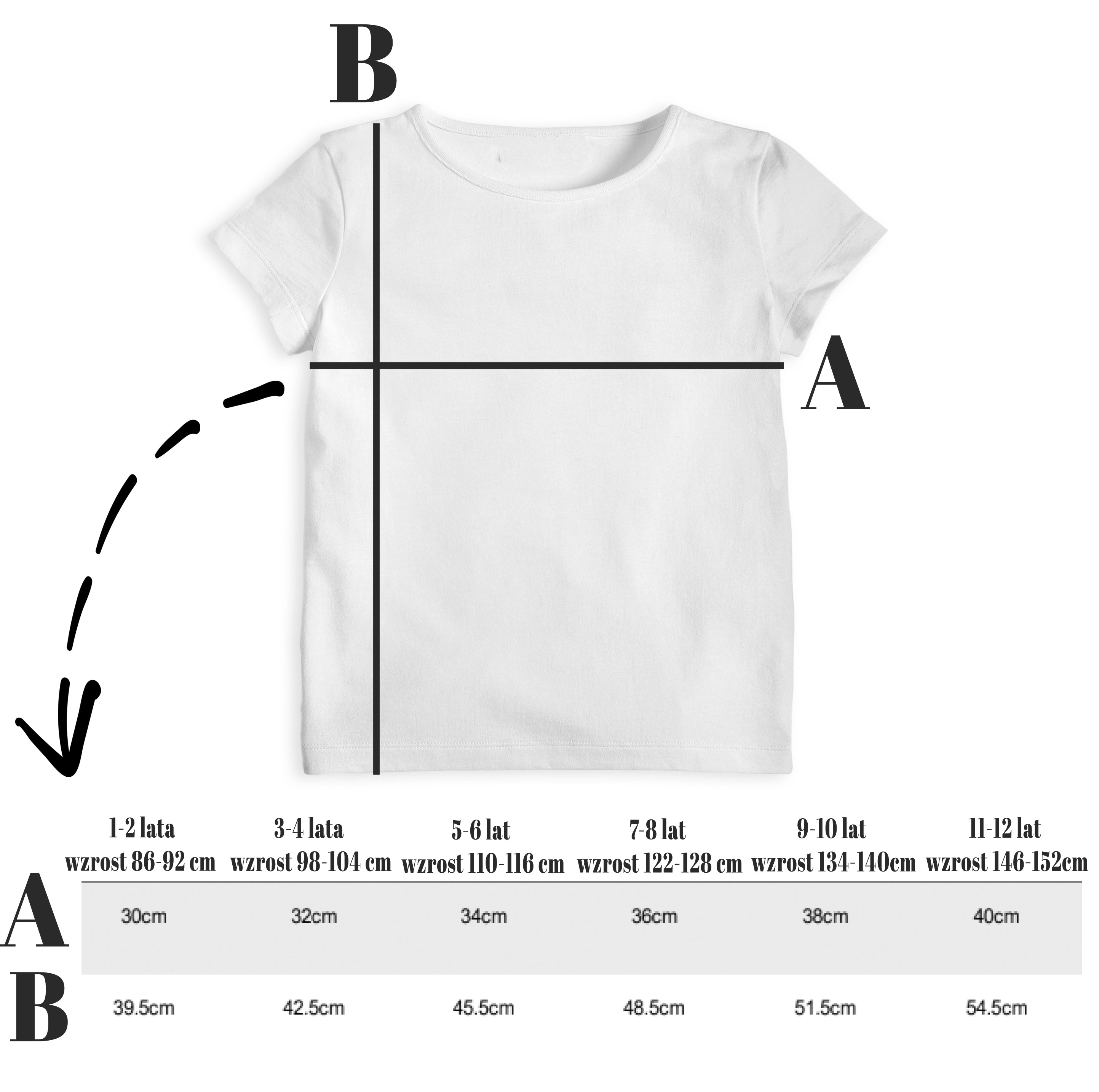 Rainbow High - T-Shirt Koszulka Dziewczęca z Imieniem - Czarna lub Biała