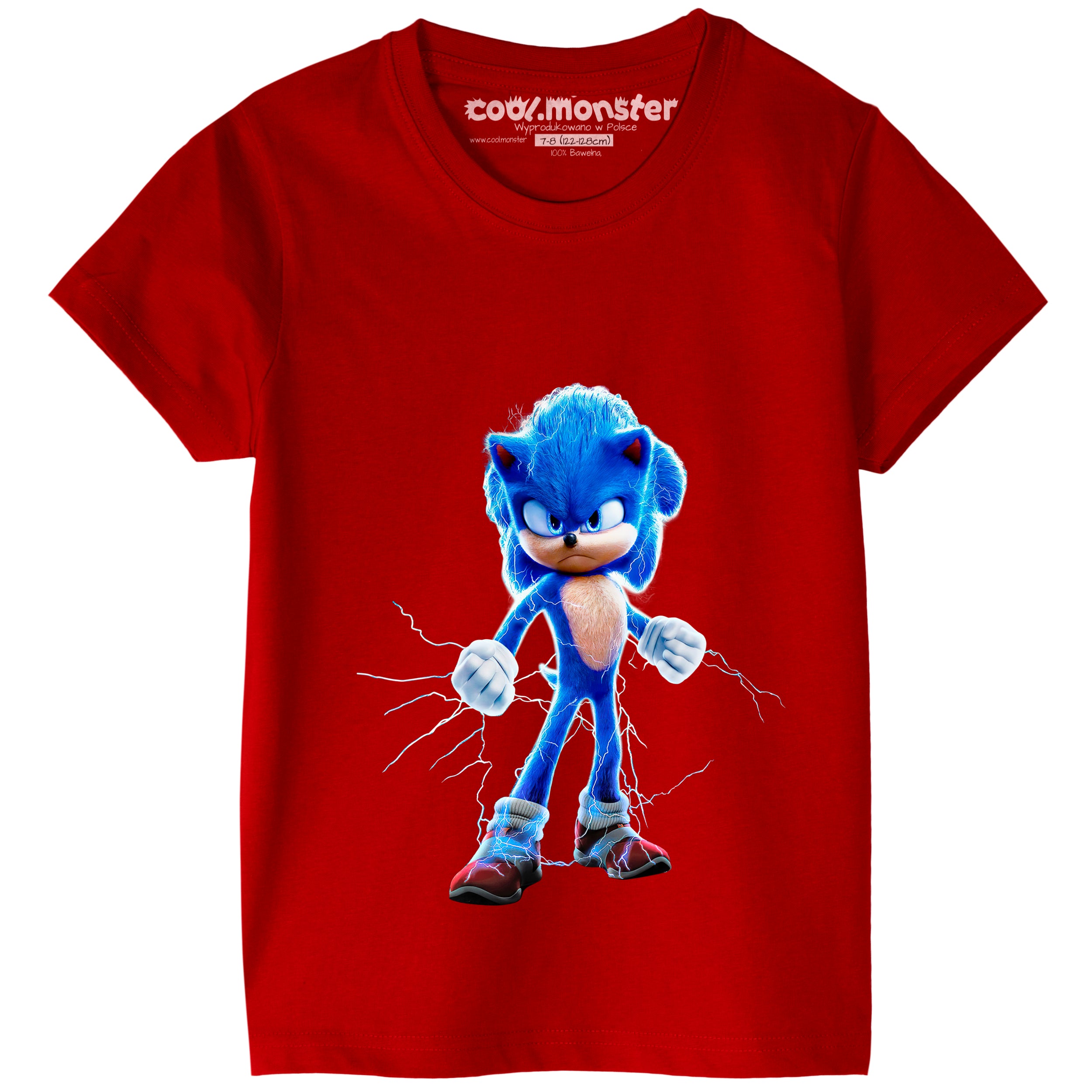Sonic 2 - Koszulka / T-Shirt Dziecięcy 100% Bawełna