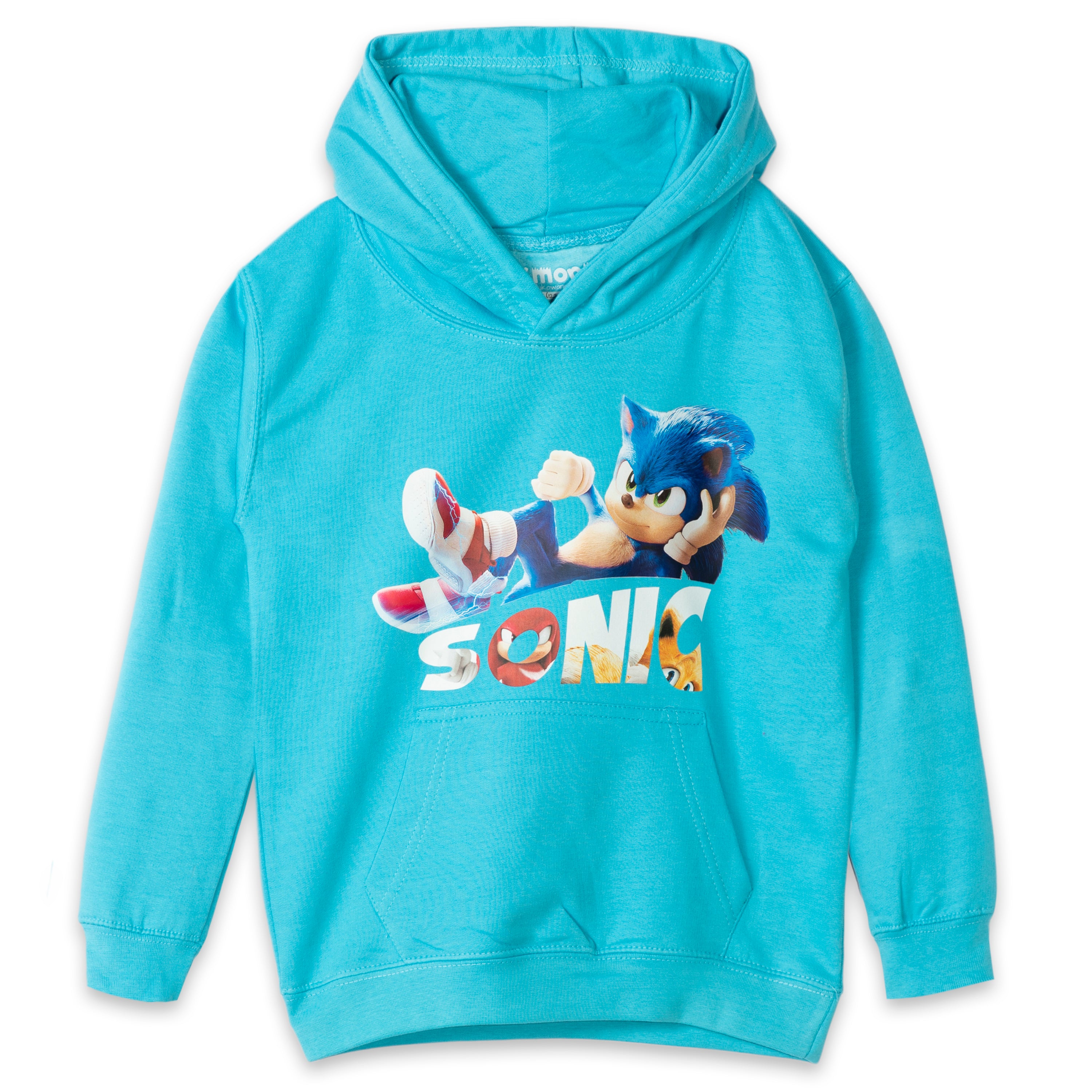 Sonic 2 - Bluza z kapturem Dziecięca Gruba, Ciepła Miękka - Kolory do wyboru