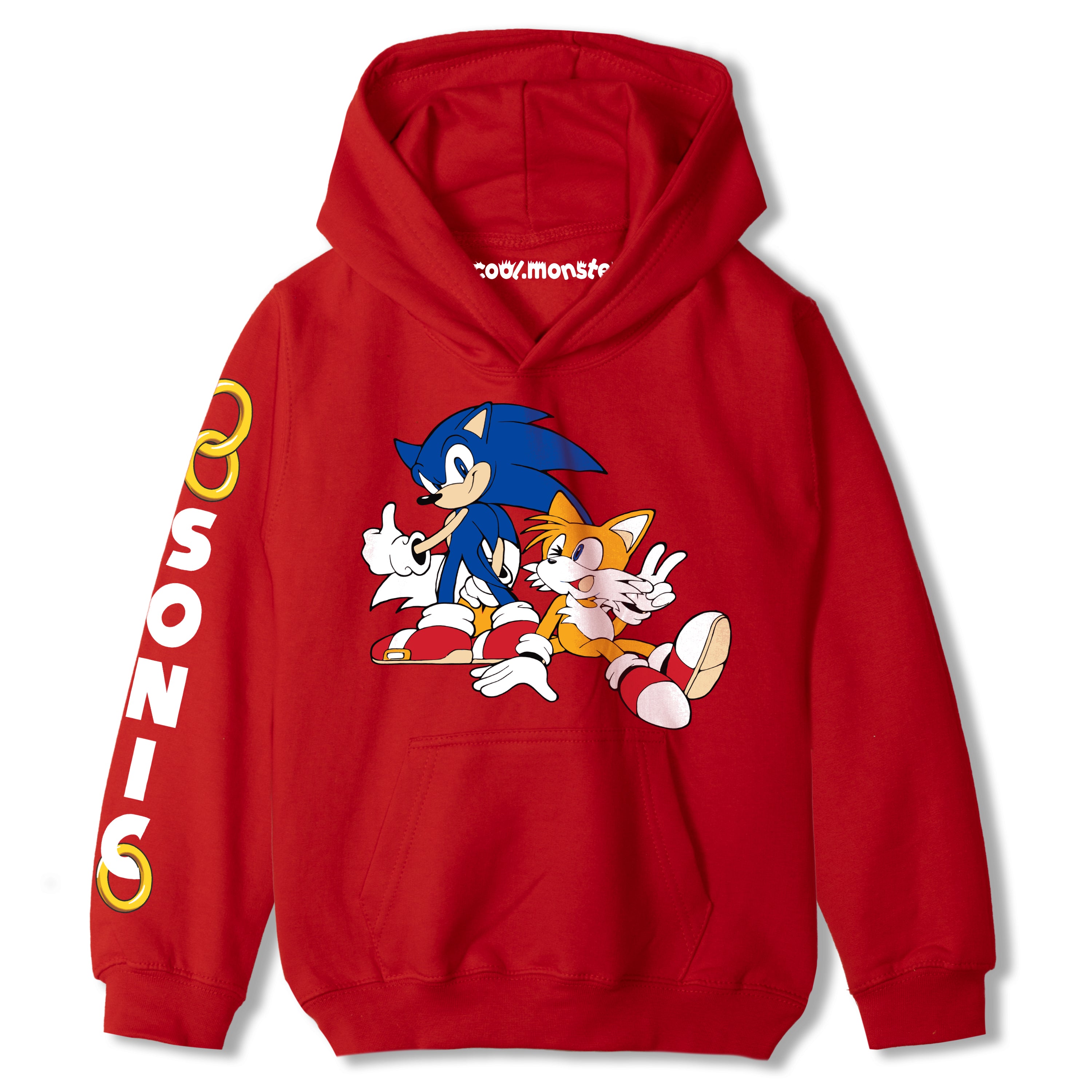 Sonic & Tails - Bluza z kapturem Dziecięca - Kolory do wyboru - SON011