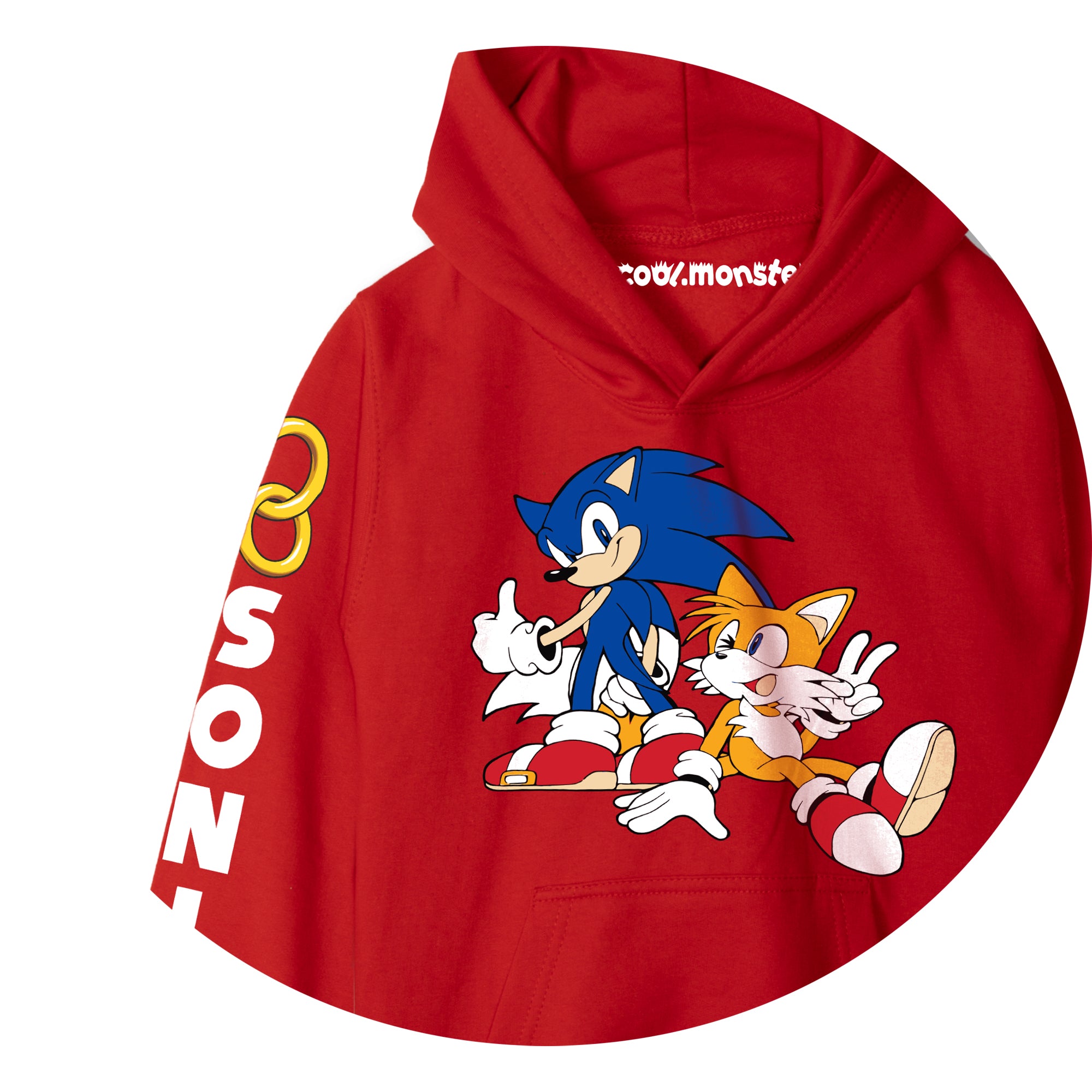 Sonic & Tails - Bluza z kapturem Dziecięca - Kolory do wyboru - SON011