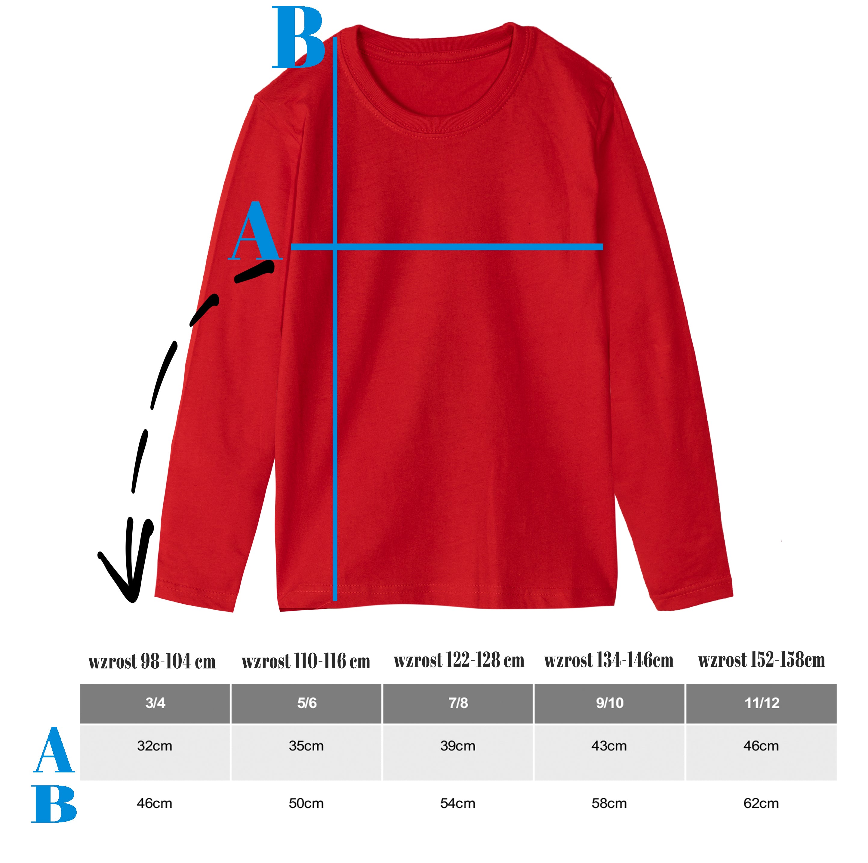 Koszulka świąteczna z długim rękawem Dabbing Mikołaj i ekipa - Dziecięca CHR021